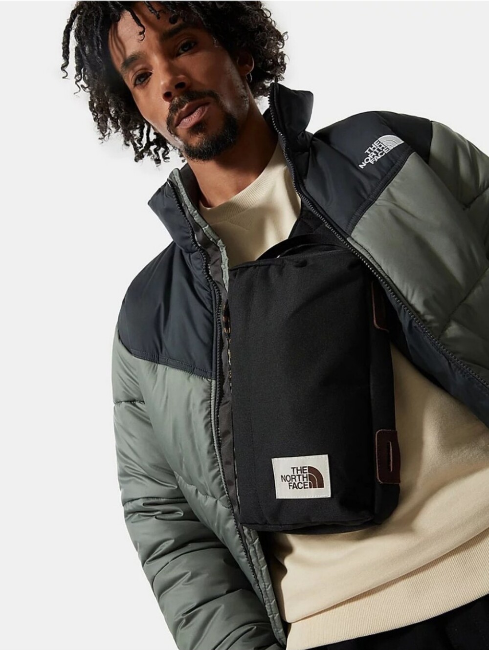 The North Face Heathered Black Field Sling Bag